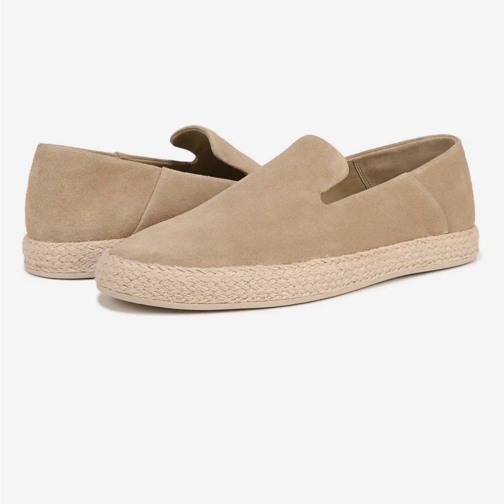 Vince Men's Emmitt Slip-On Espadrille Loafers 8 - 8.5 suede shoes